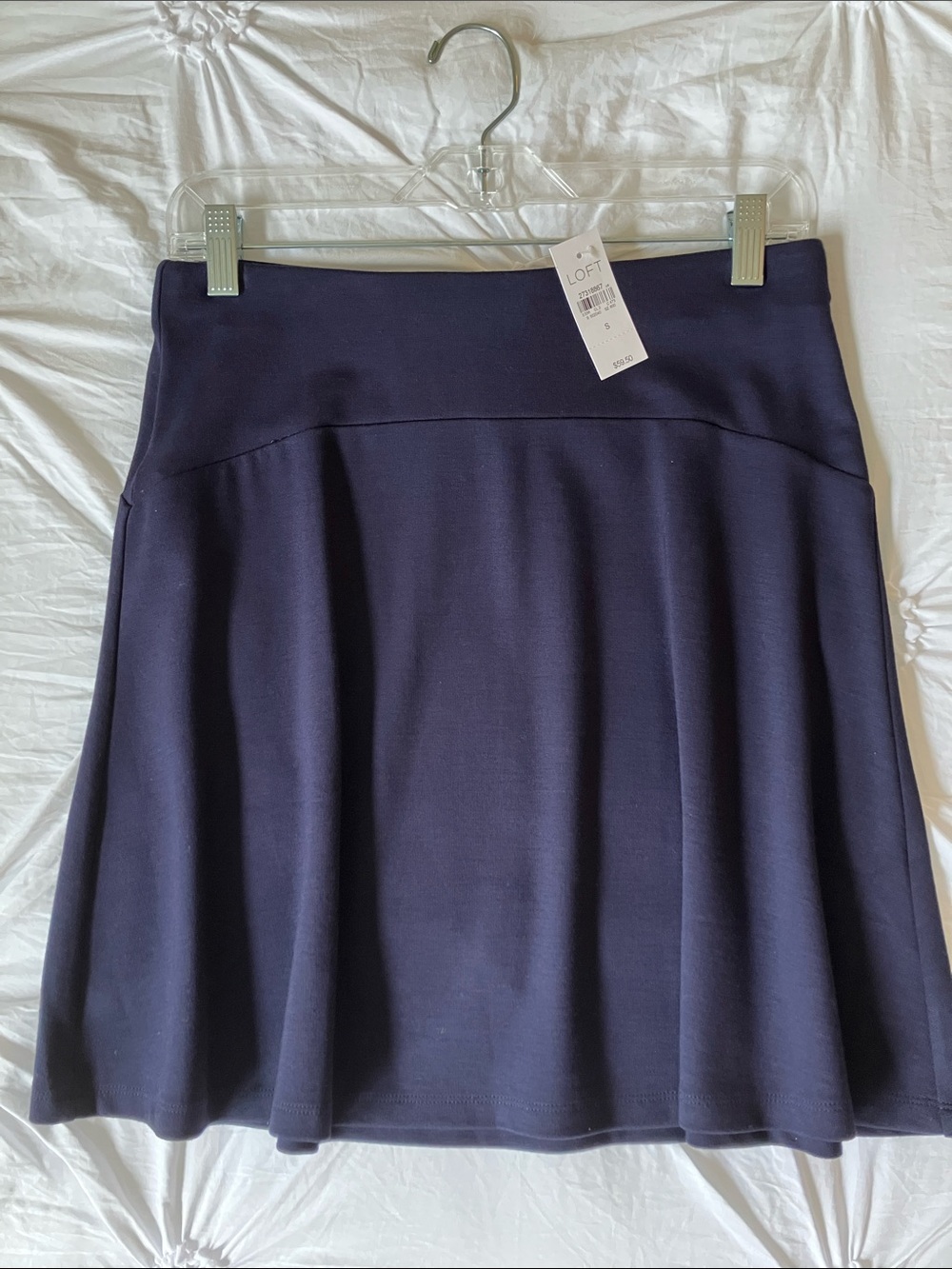 NWT LOFT Navy Skirt